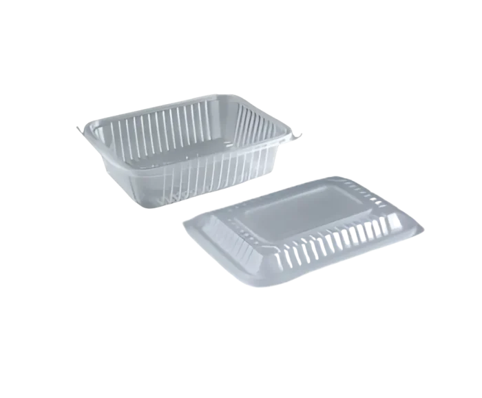 BANDEJAS MICRO PLASTICO REFORZADAS CON TAPA