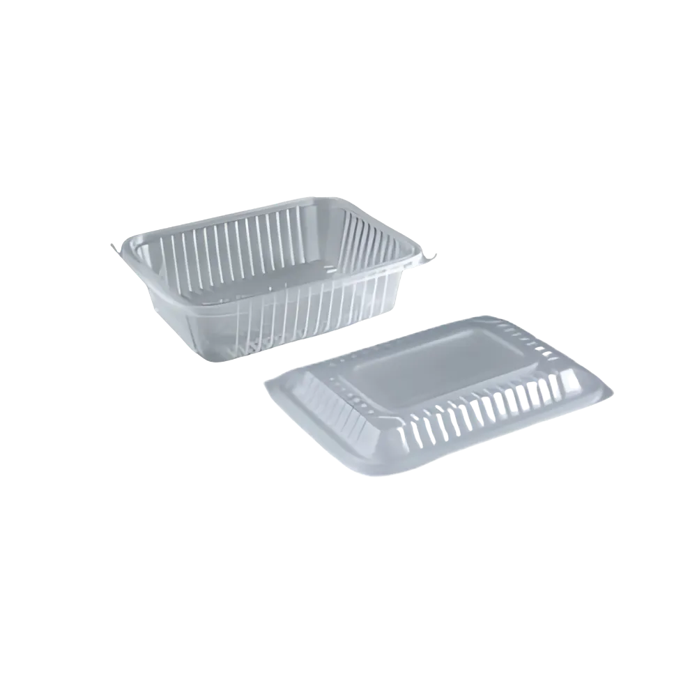 BANDEJAS MICRO PLASTICO REFORZADAS CON TAPA