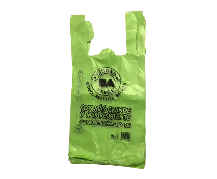 Bolsa camiseta AD color reforzada ciudad