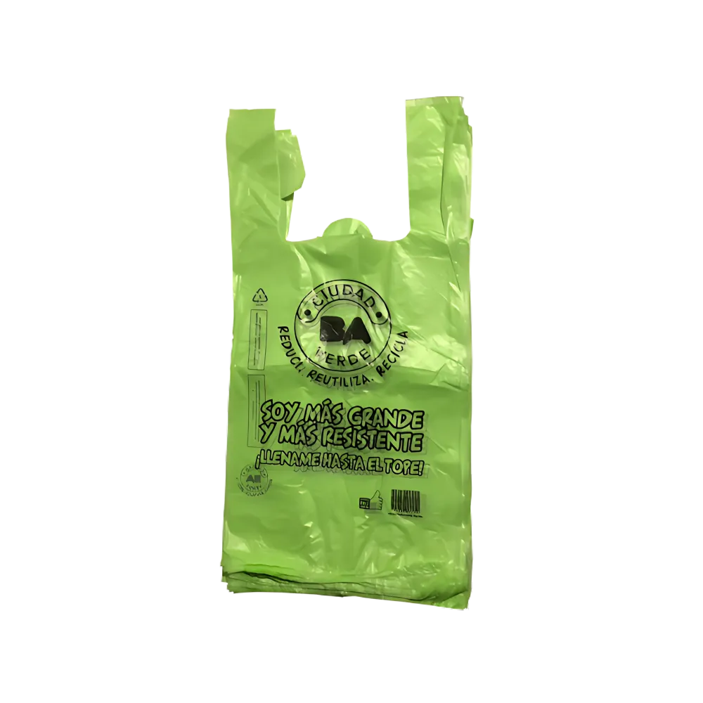 Bolsa camiseta AD color reforzada ciudad