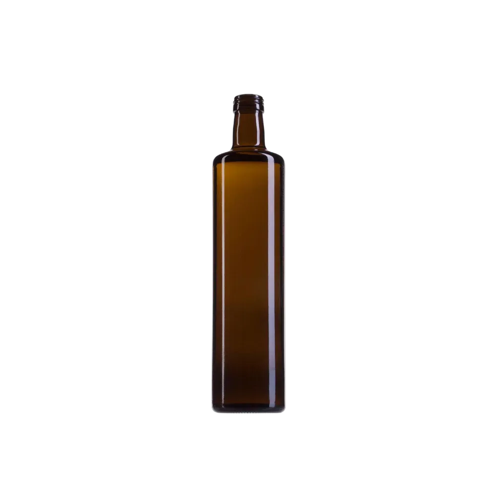 BOTELLA ACEITE CILINDRICA AMBAR 750CC