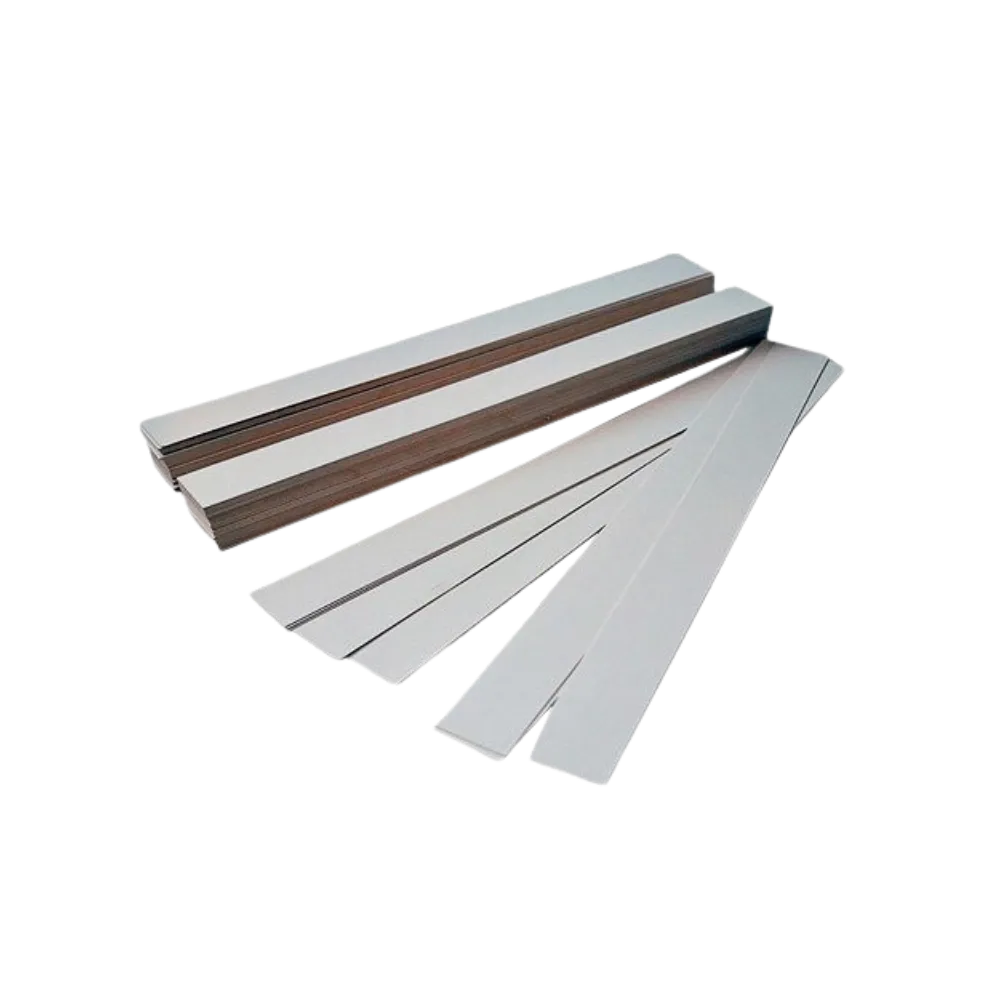 Fajas de cartón y cartulina.