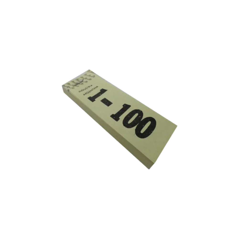 Talonario entrada numerada