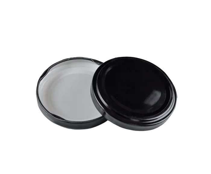 Tapa frasco vidrio axial 63mm negra